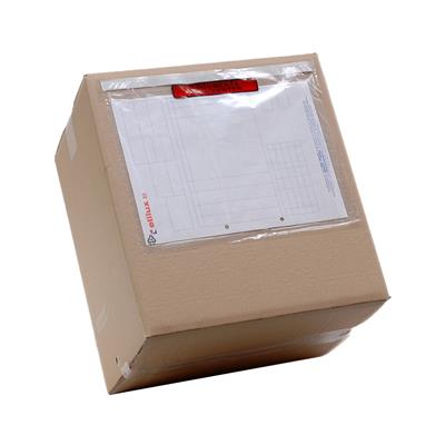 EtiSend Documents-Documenten Selbstklebende Dokumententaschen - Transparent - 315 mm x 235 mm - pro  Karton mit 500 Taschen