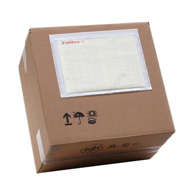 EtiSend Packing lists in  100% recycleerbaar kraftpapier - zonder tekst-  doorschijnend - C6 A4/4 -   162 mm x 120 mm - per doos van 1000 stuks