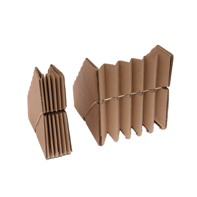 Elastocoin Eckenschutz aus flexibler Pappe von 20 bis 100 mm - Braun - 120 mm x 120 mm - pro Schacht el mit 100 Stück