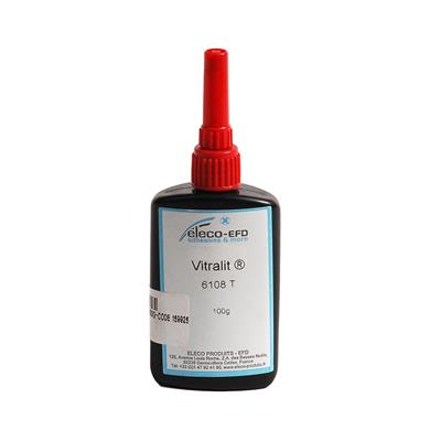 Vitralit 6127 U.V. Adhesive for crystal bonding technology - Transparent - 100 gr bottle 