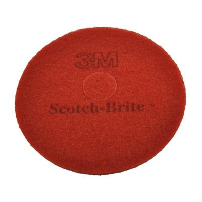 3M Scotch-Brite 51RO17 Machine wash disc - Red - Ø 432 mm - per box of 5 pieces 