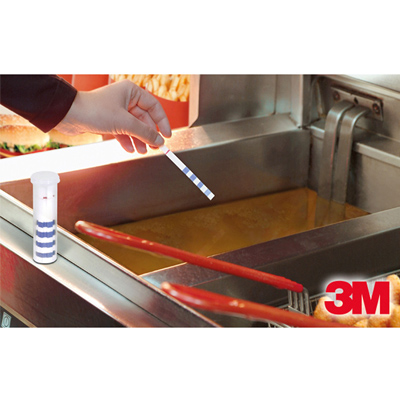 3M LRSM Langettes testeur d'huile de friture - Par paquet de 20 strips - par carton de 10 paquets 