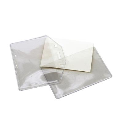 EtiName - CCP Kartenhalter Halbstarre Kartenhalter - Transparent -54 mm x 86 mm - pro Box von 50 