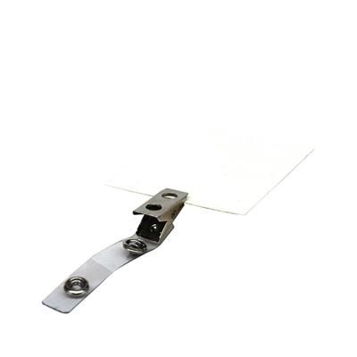 ETINAME - PL Clip Badge American hanging clip with metal pressure - Per box of 100 