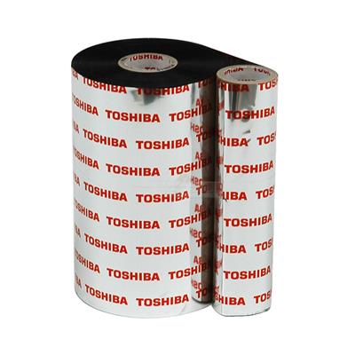 Toshiba TEC RG2 Wax-hars lint - 134 mm x 600 m - voor thermische transferprinters - near edge - zwar t