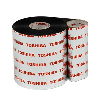 Toshiba TEC RG2 Ruban cire-résine - 88,9 mm x 600 m - pour imprimantes thermo-transfert - Near edge  - Noir