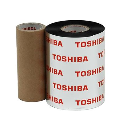 Toshiba TEC AW6F - 83 mm x 300 m - Wax inktlint  voor B-FV4T printers - Voor platte kop 