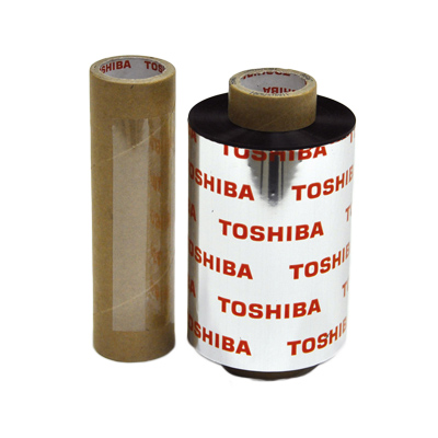 Toshiba TEC AW6F - 90 mm x 300 m - Wax Ribbon for B-452/BSA-4 printers - Flat Head - Black 