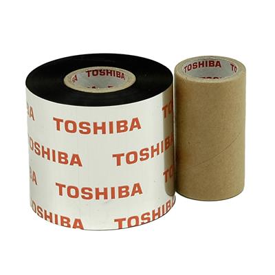 Toshiba TEC AG3 Wachs-Harzband - 60 mm x 30 m - für Drucker B-443/B-SV4T- FV4T - Flat Head - Schwarz 