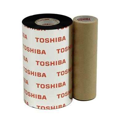 Toshiba Tec AG3 Wax-hars inktlint - 110 mm x 300 m - voor B-443/B-SV4T-FV4 printers - Platte kop -  Zwart