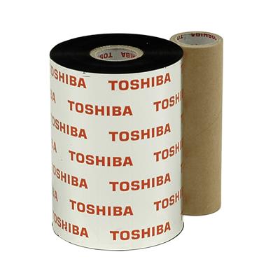 Toshiba TEC AS1 Resin Ribbon - 112 mm x 600 m - for BX/EX series printer - Near Edge - Black 
