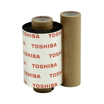 Toshiba Tec AG2 - 112 mm x 600 m - Was-hars inktlint voor thermo-transfer printers - Near edge -  Zwart