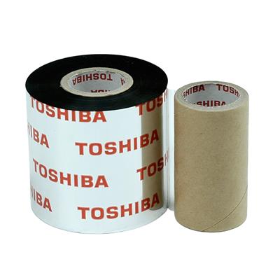 Toshiba TEC AS1 Ruban résine - 60 mm x 300 m - pour imprimantes thermo-transfert - Flat Head - Noir  - Pour FV4T-SV4T-443