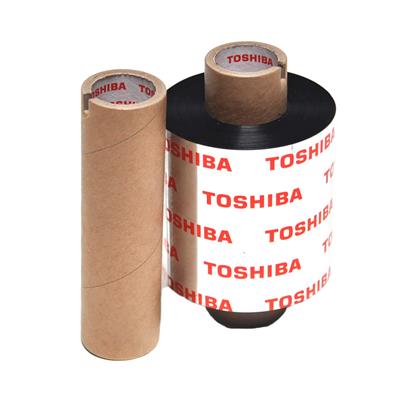 Toshiba TEC AS1 Ruban résine - 83 mm x 300 m - pour imprimantes thermo-transfert - Near edge - Noir 