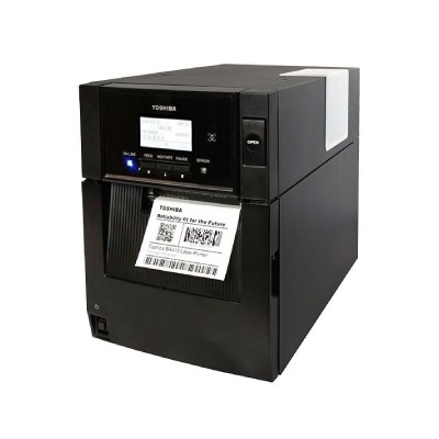 Toshiba BA410T 4" printer - semi-industrieel - 200 dpi - usb - lan - zwarte metalen behuizing -  etiketrollen max. 200 mm