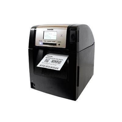 Toshiba BA 420T 4" - Middenklasse printer - 300 dpi - Thermo transfer en thermisch - kunststof -  Zwart - usb - lan