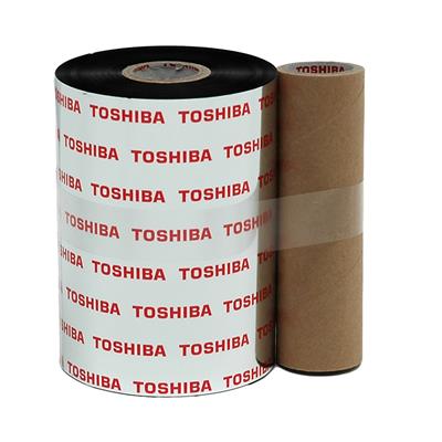 Toshiba TEC SG2 lint  washars - 114,3 mm x 600 m - voor thermo-transferprinters - near edge -  Zwart