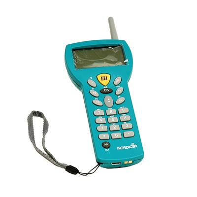 Nordic ID RF601 Barcodeleser - Laser - Bluetooth - USB - 22-Tasten-Tastatur - Automatische Reichweit e - 2 AA NiMH-Akkus - Türkis