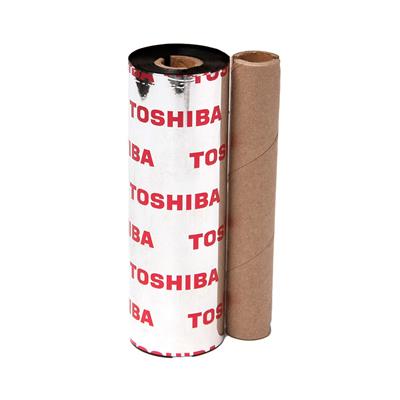 Toshiba TEC AW6F Wachsband - 110 mm x 100 m - für Drucker B-EV4T - Flat Head - Schwarz - 25 Bänder/P ackung