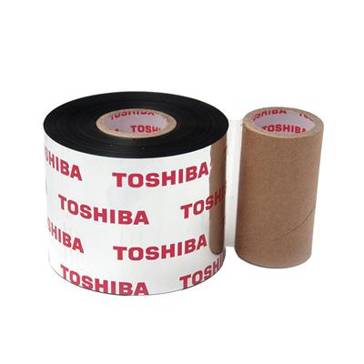 Toshiba TEC AW6F Wax Ribbon - 60 mm x 450 m - for B-EX4T2 Printers - Flat Head - Black60 mm x 450 m 