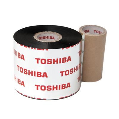 Toshiba TEC AW7F Wax Ribbon - 60 mm x 450 m - for B-EX4T2 printers - Flat Head - Black 