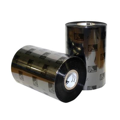 Zebra 3200 Wax-resin ribbon - 89 mm x 450 m - for thermal transfer printers - Flat Head - Black 