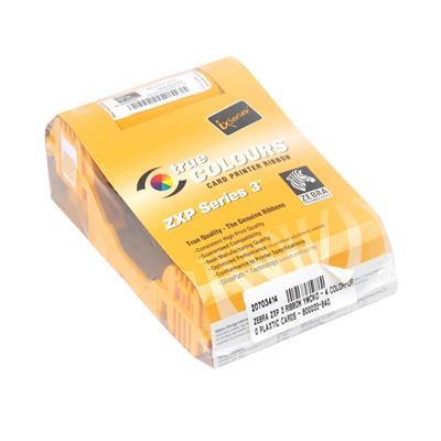 Zebra - YMCKO Farbbandkassette - 4 Farben für ZXP3 - Druck für 200 Seiten 