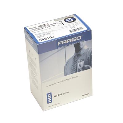 Fargo - Ruban pour imprimante à cartes DTC 4000 - YMCKO - résine noire x2b overlay -  
