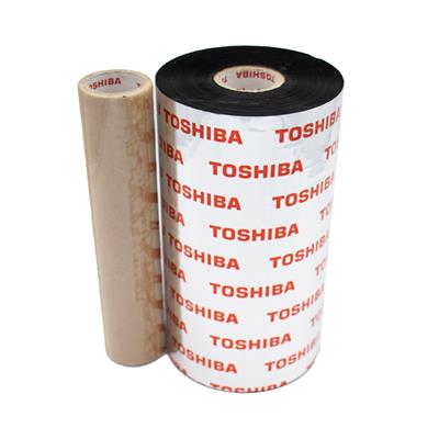 Toshiba AW6F Wax Ribbon - 152 mm x 600 m - For B-EX6T3 industrial printer - Black 