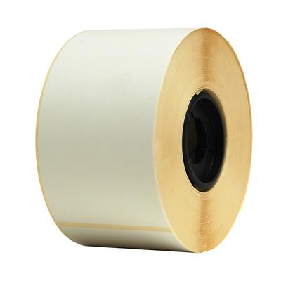 EtiRoll TT 200 - Etiquettes 105 x 210 mm - Papier vélin blanc mat TT - Adhésif permanent - Perfos -R ouleau  76/200 mm - 750 etiq/rlx- 4 rlx/bte
