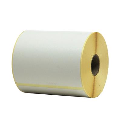 EtiRoll TT 95 - Etiketten 100 x 101 mm - TT mat wit velijn papier - permanente lijm - Rol 25,4/95  mm - 400 etik/rol- 32 rollen/doos