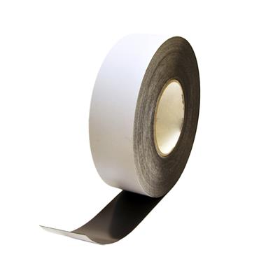 EtiRoll - Roll of magnetic labels - White matte vinyl - 50 mm x 30 m - Non-adhesiveThickness 0.6 mm 
