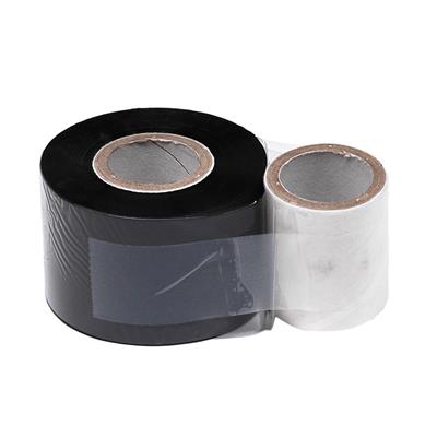 EtiRibb - HL35 Textiel Tape - Permanente Print op Nylon Taffetas - Zwart - 40 mm x 300 m - per doos  van 1 rol