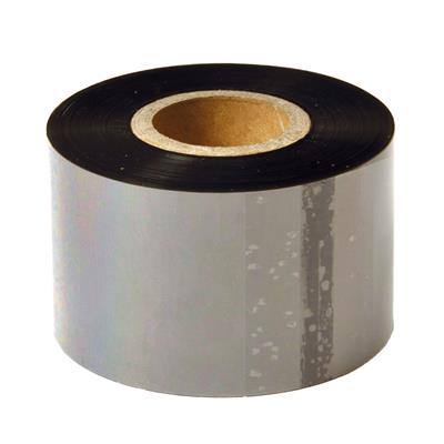 EtiRibb - Textile 6.49 Special tapes - 40 mm x 300 m - for thermo-transfer printers - Carbon - Black  - per box of 1 tape