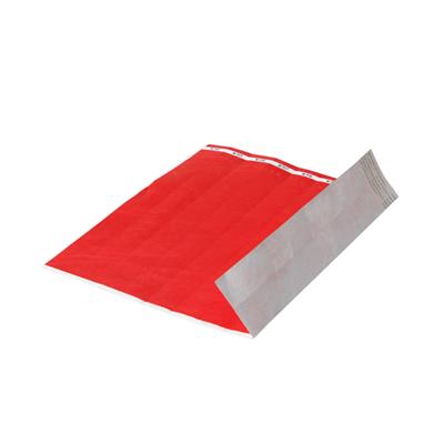 EtiName - Red tyvek bracelet - 25 x 255 mm - adhesive closure - Per box of 50 sheets /500 bracelets 