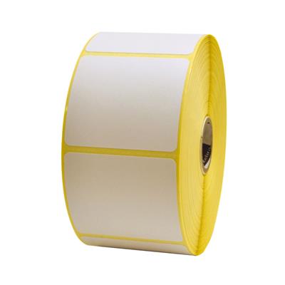 Zebra Z-Select 2000D - Label 57 x 51 mm - Thermal white TOP paper - Permanent adhesive - perfos - Ro ll 25/127 mm - 1370 etiq/rlx.- 12 rlx/bte