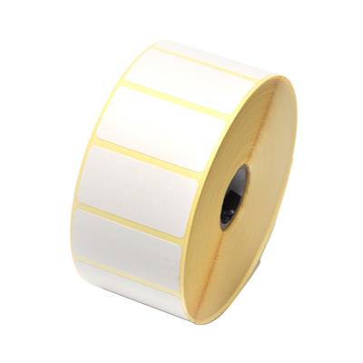 Z-Perform 1000T - Labels 51 x 25 mm - White matte thermo-transfer paper - Permanent adhesive - Roll  25/127 mm - 2580 etiq/rlx.- 12 rlx/bte
