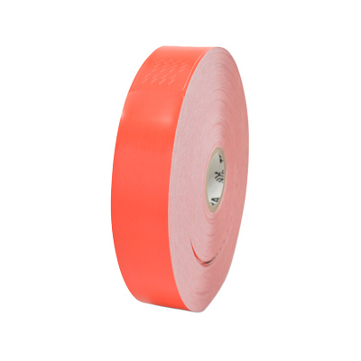 Zebra - Red coil wristband - 25 x 254 mm - Mandirn 25 mm - Roll of 350 wristbands - 4 rolls per box 