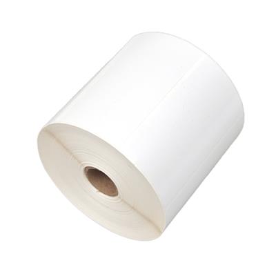 Toshiba - White glossy polyester label - 102 x 51 mm - Permanent adhesive - Ø25/127 mm - 1370 labels /roll - 12 rolls/box