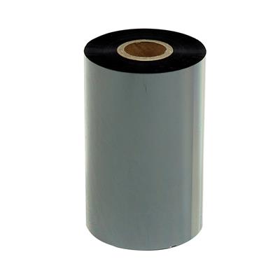EtiRibb - Wax ribbon - 114 mm x 360 m - for thermo-transfer printers - Glossy - Near edge - Black -  per box of 20 ribbons