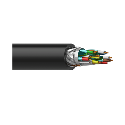Procab HDM24/1 High Speed HDMI Kabel mit Ethernet - 0,20mm² - 24AWG - Schwarz - 100 Meter Spule 