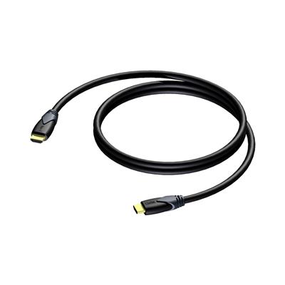 Procab CLV100/5 HDMI A male - HDMI A male kabel 5 meter - Zwart -  