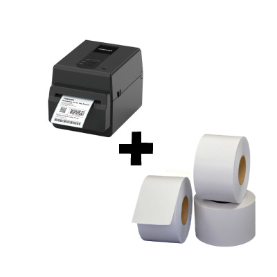 KIT TOSHIBA BV420D - with linerless labels 