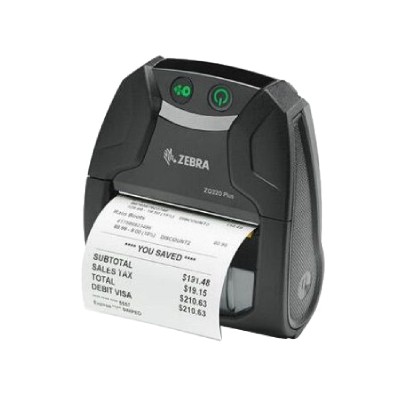 Zebra ZQ320 Plus Handheld Printerx2c direct thermalx2c 203dpix2c BT - NFC 