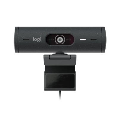 Logitech Brio 505 - Kabelgebundene Webcam mit integriertem Dual-Stereomikrofon - USB-C - Graphit - U SB-C-Kabel 1.5m