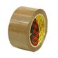 3M 6890 Single-sided adhesive PVC packaging tape for manual use - Havana -50 mm x 66 m x 35 µm - per  box of 36 rolls
