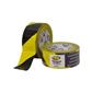 HPX HW5033 PVC safety adhesive tape - Yellow black stripe - 50 mm x 33 m x 0,19 mm - Per box of 36 r olls