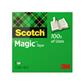3M 810 Scotch Magic onzichtbare kleefband - transparant - kern 76 mm - 25 mm x 66 m - per doos van 3 6 rollen