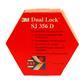 3M SJ356D Dual lock Mini pack Système d'assemblage auto-agrippant - Transparent -25 mm x 5 m - par 4  boîtes de 2 rlx = 8 rlx