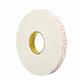 3M 4950P VHB Double Sided Acrylic Foam Tape - White - Paper Silicone - 25 mm x 33 m x 1,1 mm - per r oll
